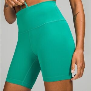 Lululemon Wunder Train High-Rise Short 6" in Maldives Green size 4